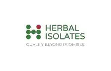 Herbal Isolates logo with green dots and tagline ‘Quality Beyond Promises’.